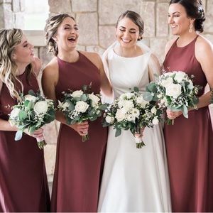 Ruby Mauve Bridesmaid Dress